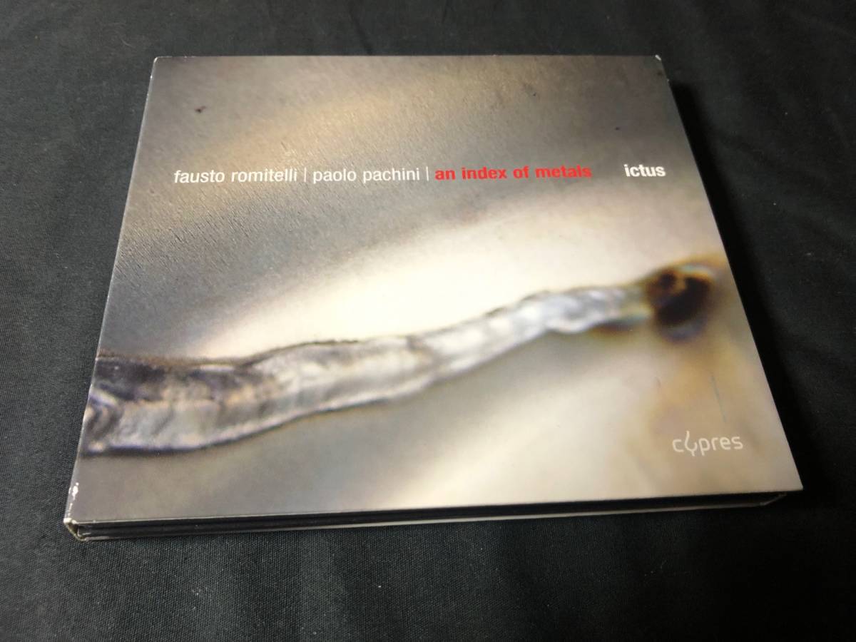 FAUSTO ROMITELLI - AN INDEX OF METALS. ICTUS CD+DVD / 2枚組 廃盤