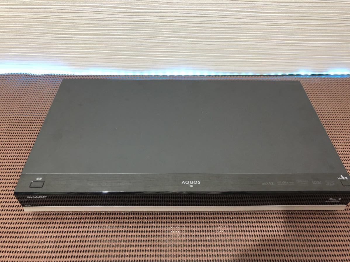 SHARP アクオス ブルーレイディスクレコーダー BD-W570中古メンテ済み