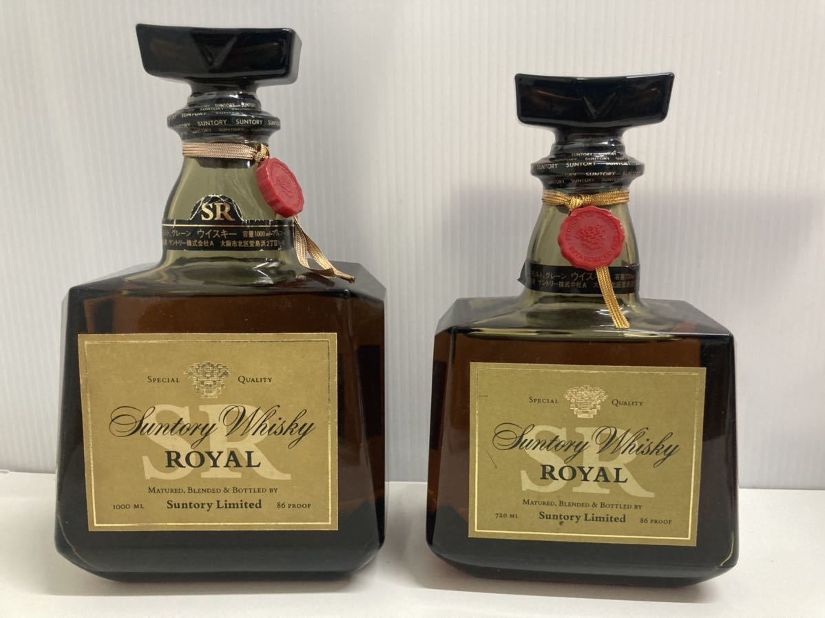 SUNTORY (サントリー) ウイスキーローヤル 未開栓 2本セット
