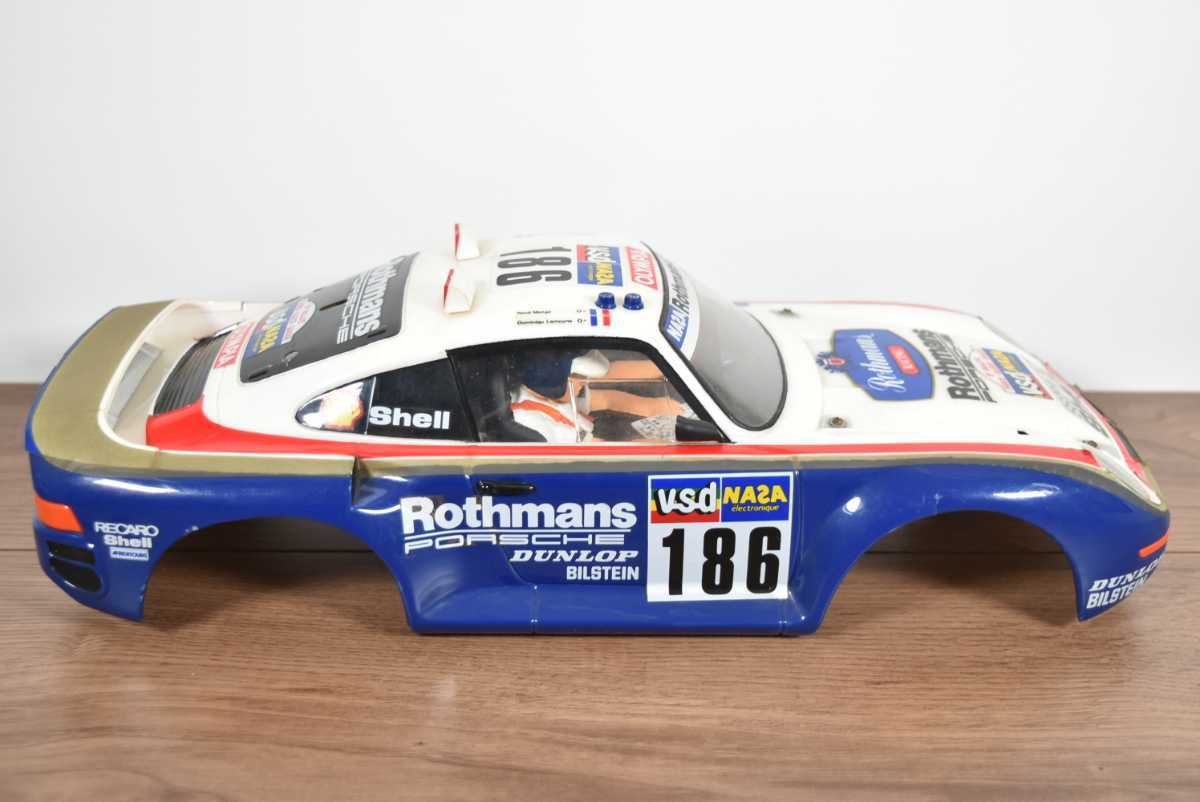 タミヤ 1/12 RC ポルシェ 959 パリ ダカールラリー 優勝車 ボディの