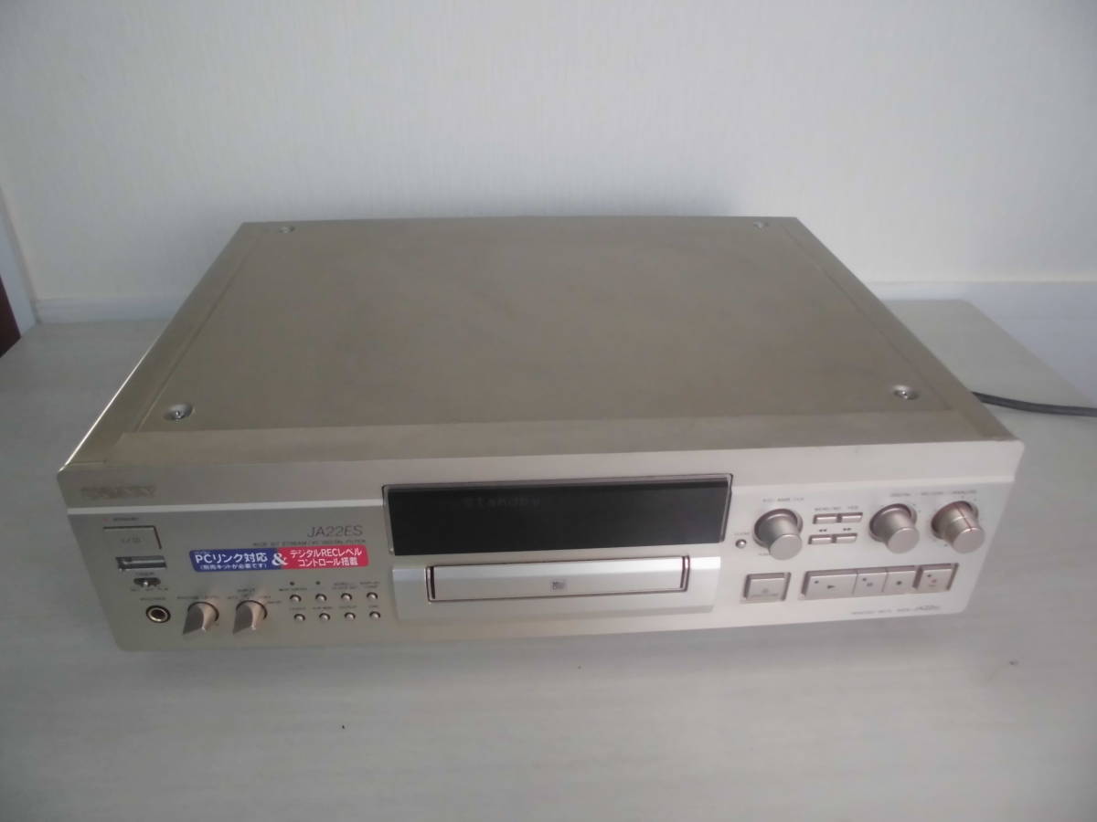 △SONY ソニー MDデッキ MDS-JA22ES 動作未チェックジャンク品
