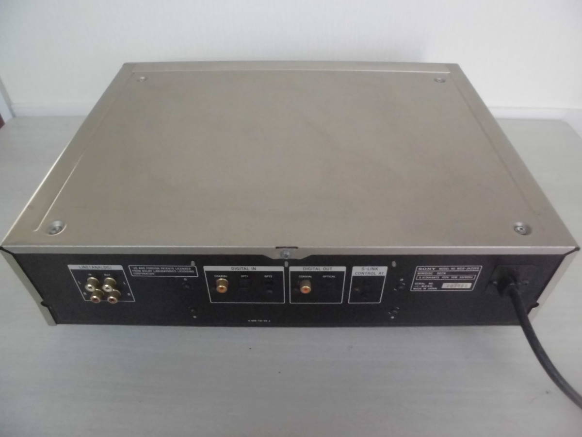 △SONY ソニー MDデッキ MDS-JA22ES 動作未チェックジャンク品