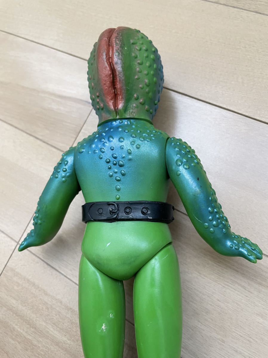 ジャンク 旧バンダイ 死神カメレオン ソフビ 石森プロ 仮面ライダー 