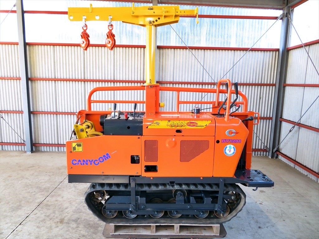 林内作業車 Yahoo!オークション 筑水 BY1201 作業能力1200kg 集材機 