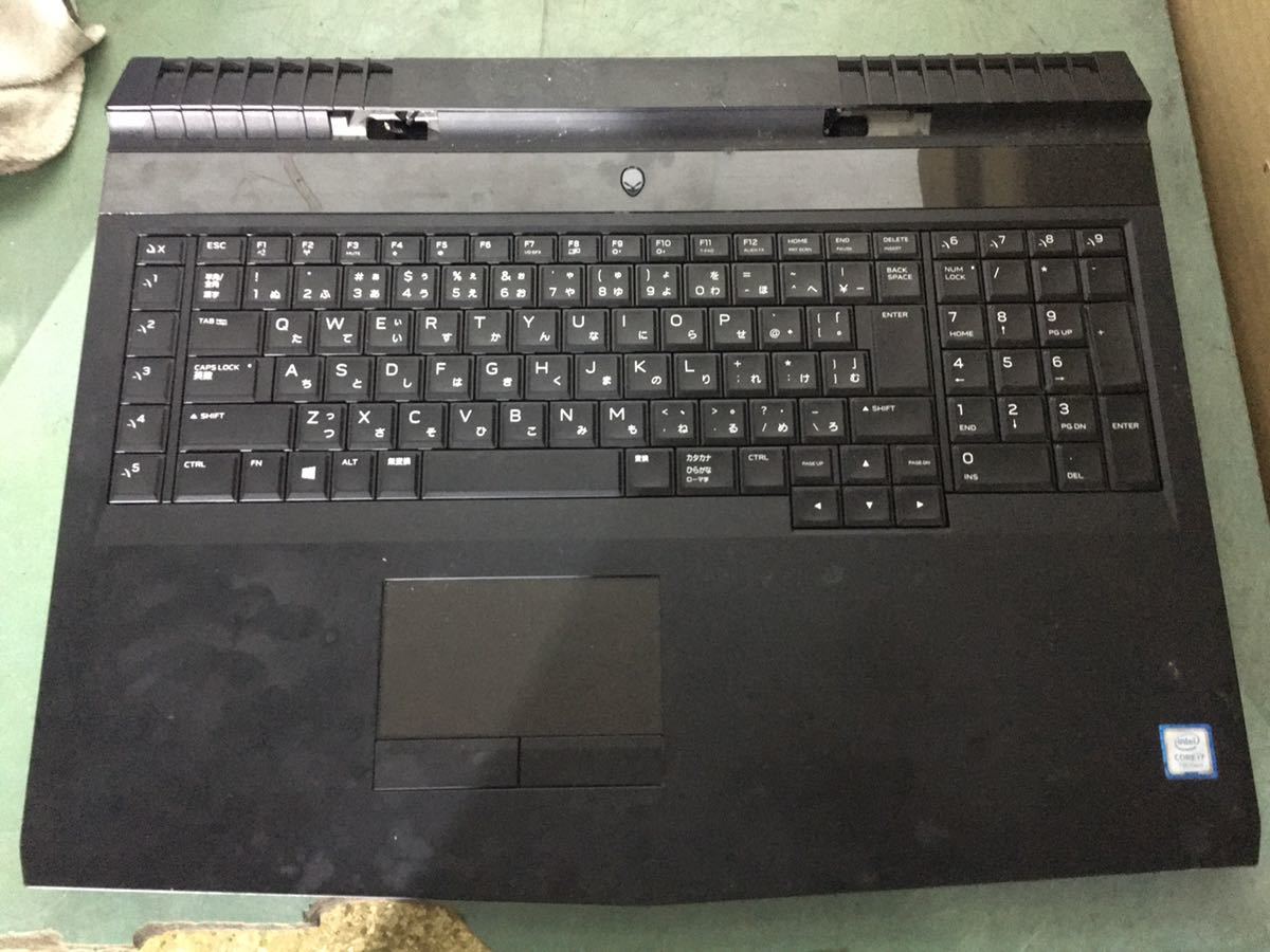 J21 ジャンク ALIENWARE 17 R4 Core i7 ボトム パームレスト パーツ 