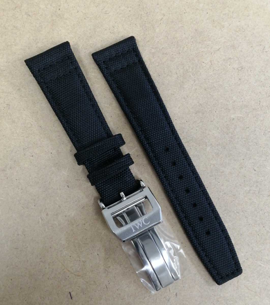 IWC Dバックル 18ミリ シルバー ベルト付き 未使用品 IWC Dバックル