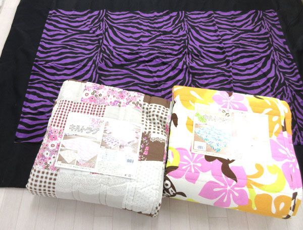  送料220円 税込 tm055 キルトラグ アロハホヌ 190&times;240cm 等 3種 3点 シンオク(タイルカーペット)｜売買されたオークション情報、yahooの商品情報をアーカイブ公開 - オークファン タイルカーペット