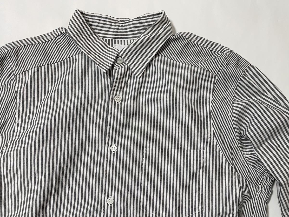 美品 GOODENOUGH ピースアウトシャツ （グッドイナフ ストライプシャツ