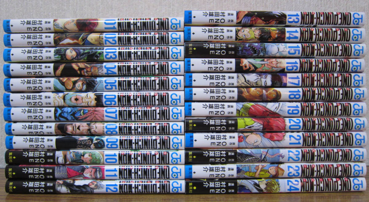 コミック One Punch Man ワンパンマン 1 24巻 最新刊 One 村田雄介 全巻 全巻セット 売買されたオークション情報 Yahooの商品情報をアーカイブ公開 オークファン Aucfan Com