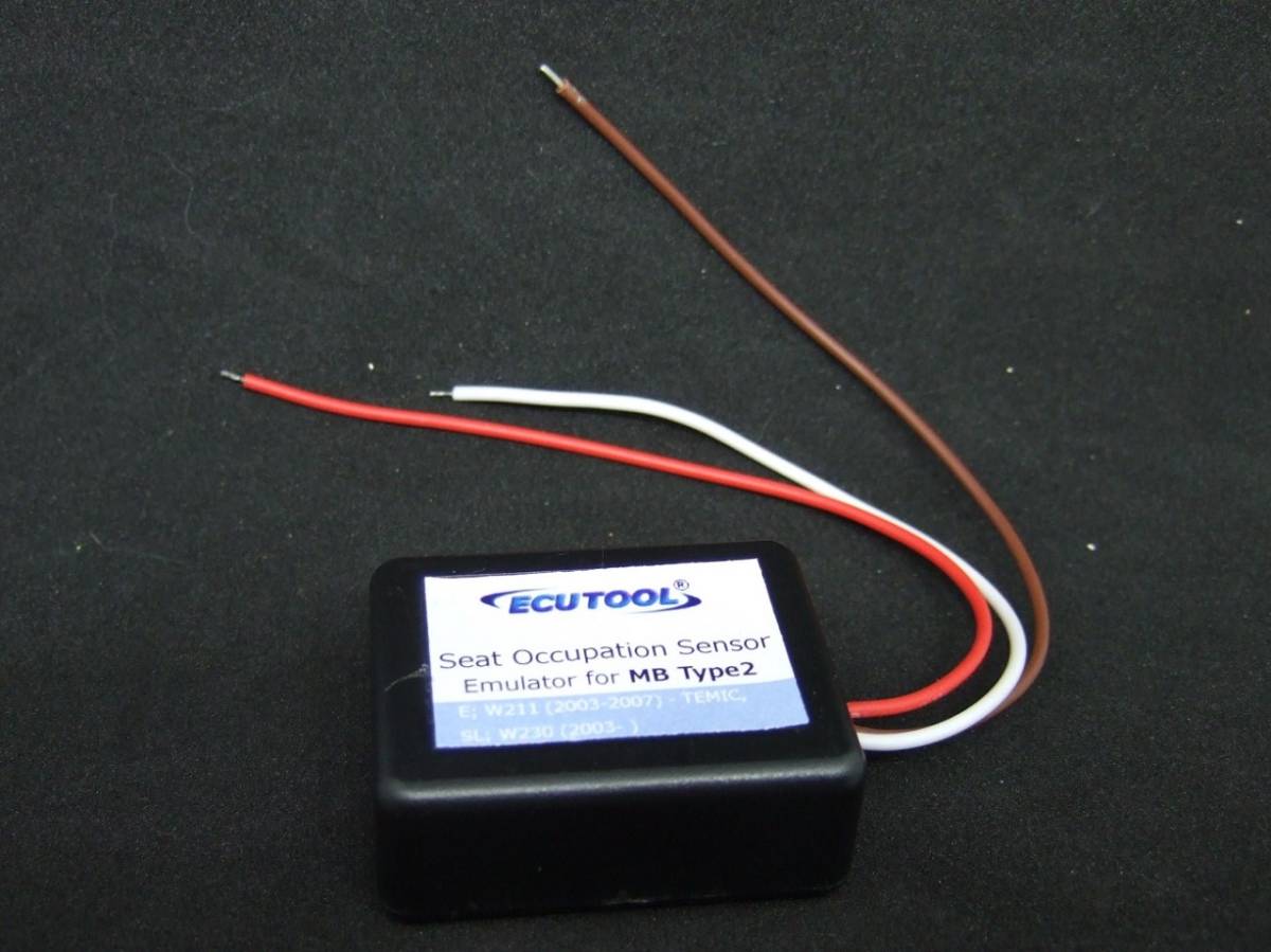 ベンツ用 着座センサー（エアバッグ警告灯キャンセラー)　Type 2; E W211 SL W230 SLK W171　 MBTL115-002