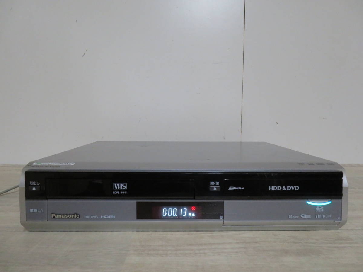Panasonic DVDレコーダー HDD搭載VHS一体型 DMR-XP20V Panasonic