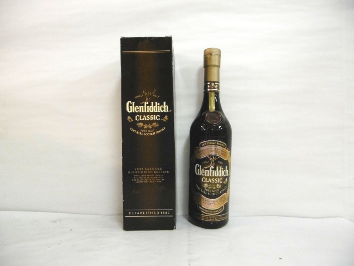 グレンフィディック Glenfiddich クラシック YW082未開栓 未開栓 ⁄ 古 