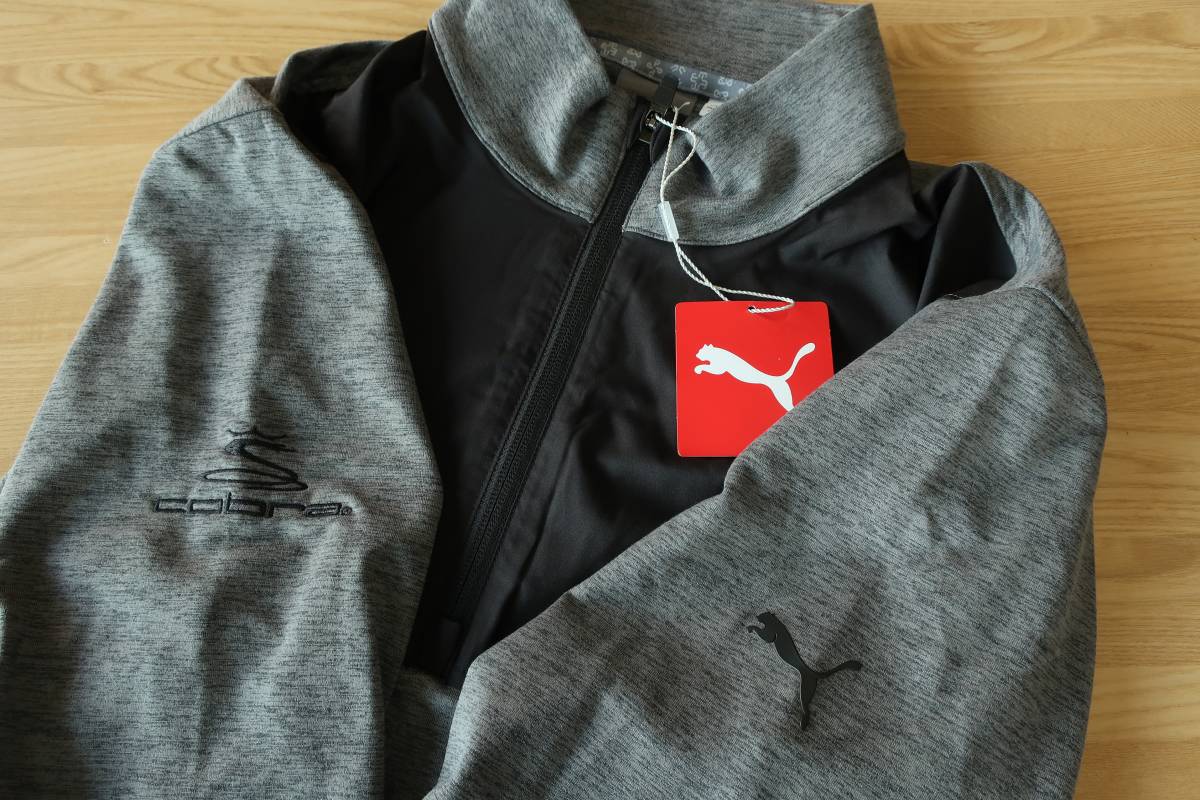 正規品，お買い得 PUMA Preston 1/4zip ブラック XL コブラ特注刺繍入り プーマ プレストン1/4ジップ プルオーバー ワームセル(プーマ)｜売買されたオークション情報、yahooの商品情報をアーカイブ公開 - オークファ シャツ