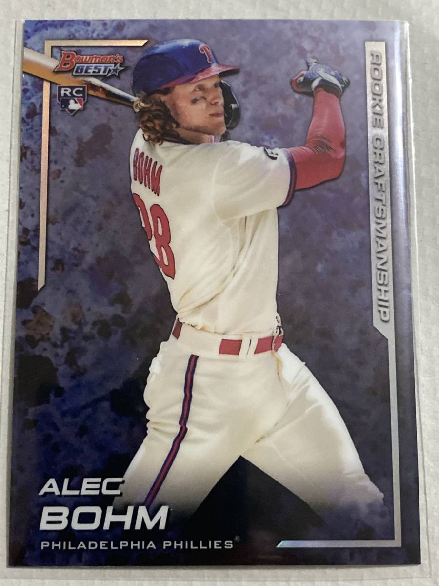 2019 Bowman Alec Bohm Auto Gold 10枚限定 SP 2021 Topps Bowman's