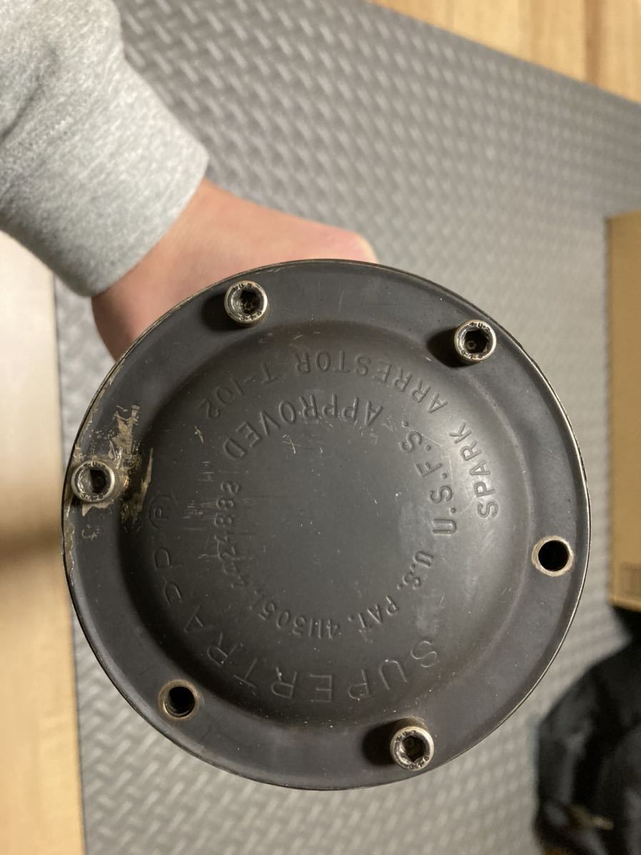 SR400 スーパートラップサイレンサー スリップオン マットブラック