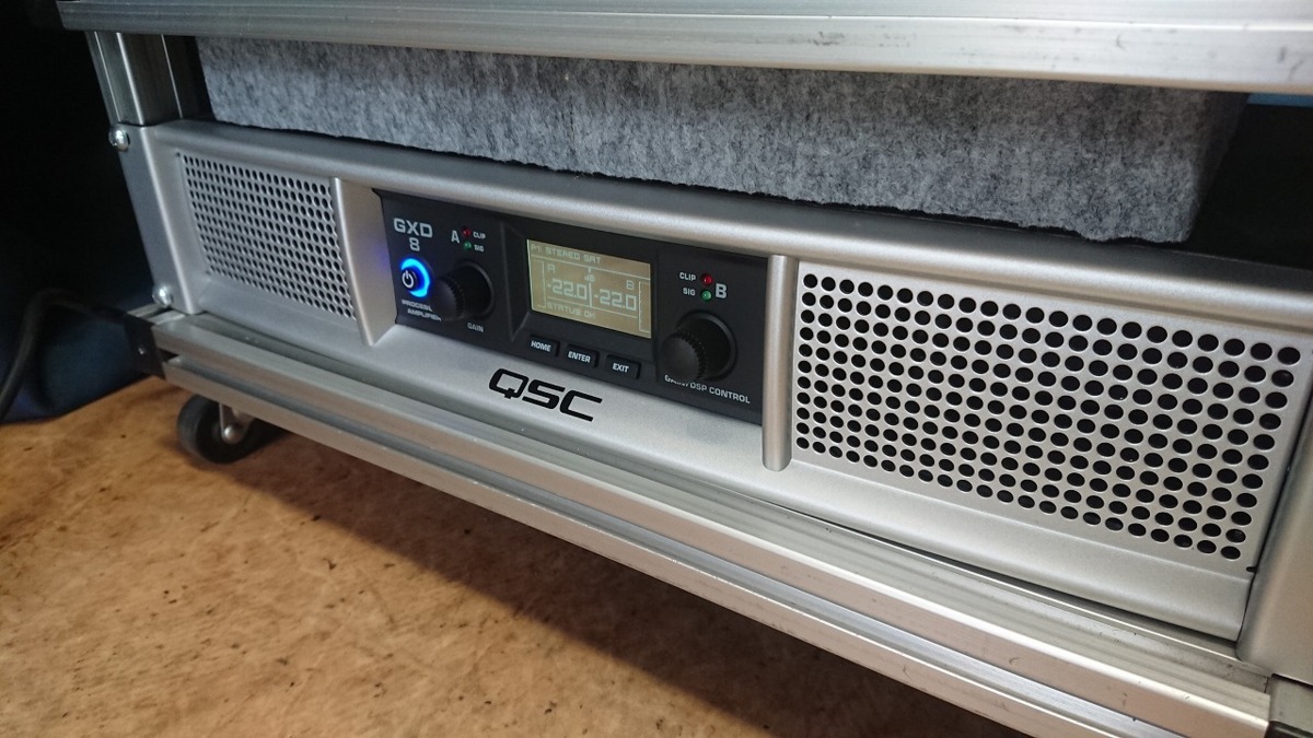 QSC キューエスシー GXD8 ステレオ・パワーアンプ 800W+800Wモデル GXD 
