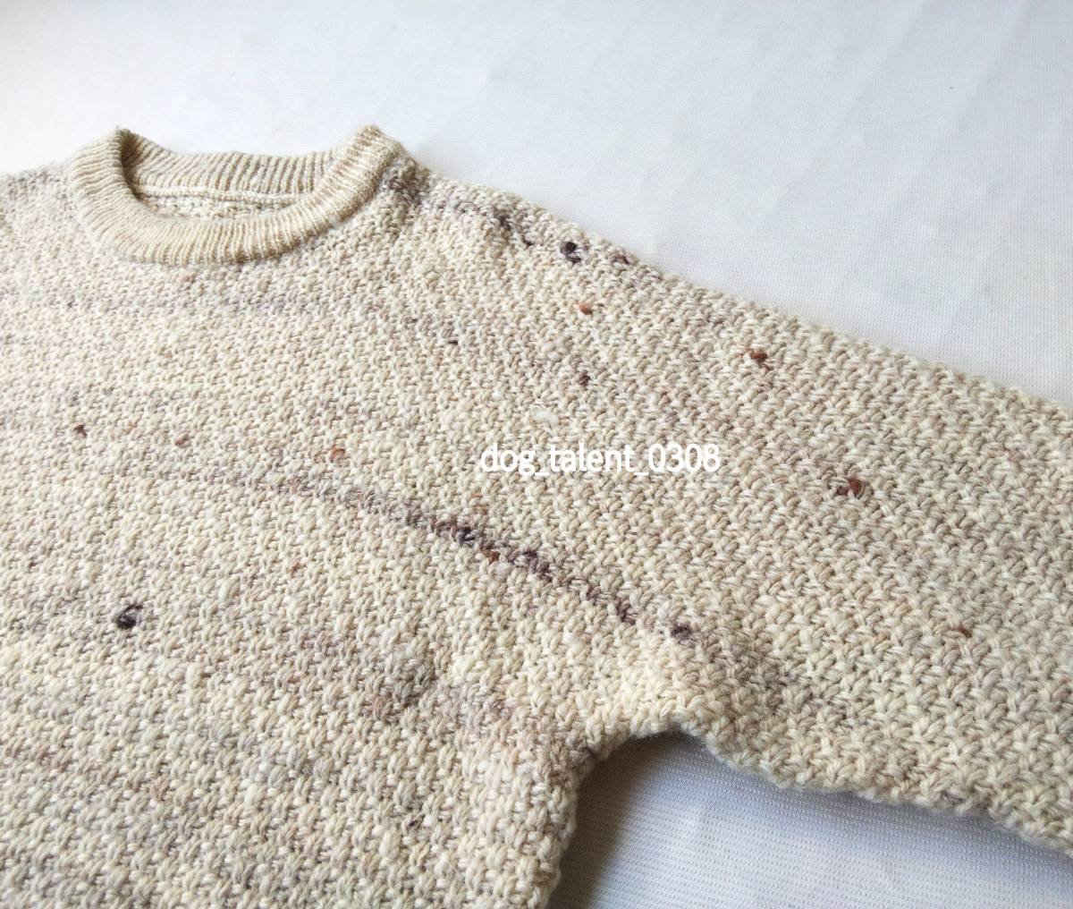 Martin Margiela 10 archive aw 2002 “points de riz“ sweater by MISS 