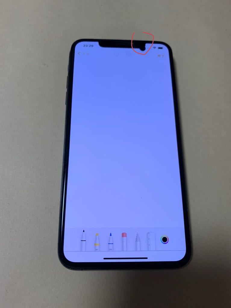 iPhone XSMax 液晶画面 純正フロントパネル☆ジャンク(616) iPhone XS