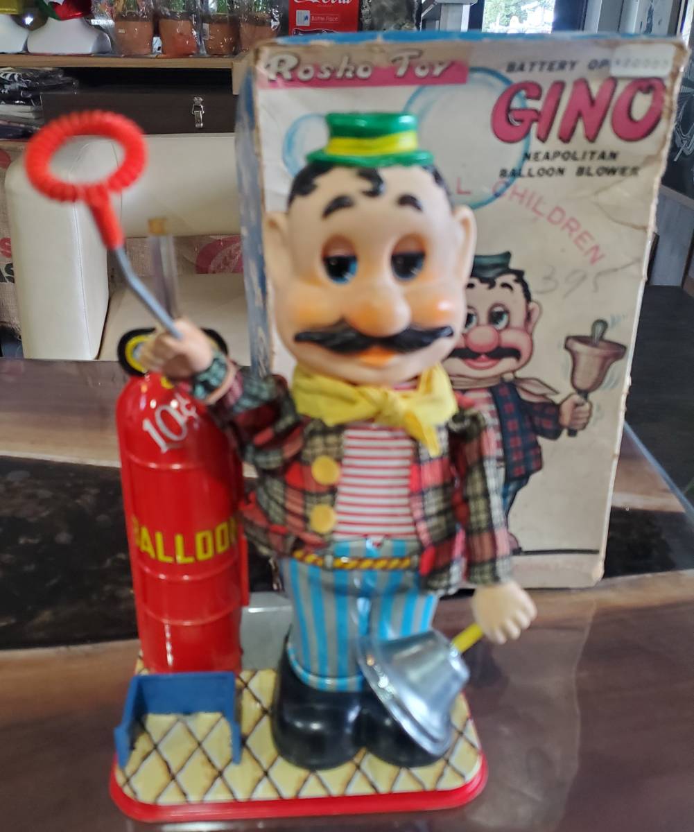 ROSKOTOY GINO 昭和レトロ ブリキの玩具 日本製 デッドストック
