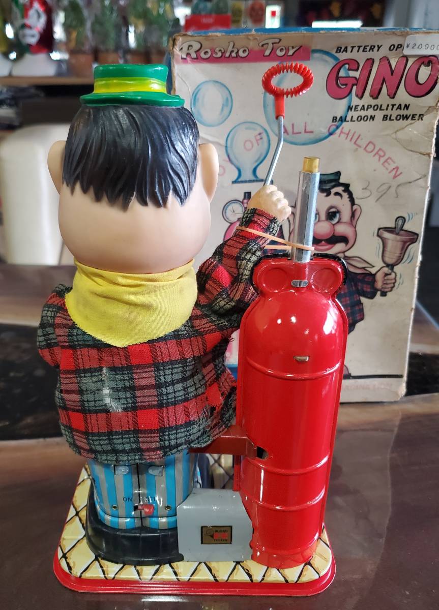 ROSKOTOY GINO 昭和レトロ ブリキの玩具 日本製 デッドストック
