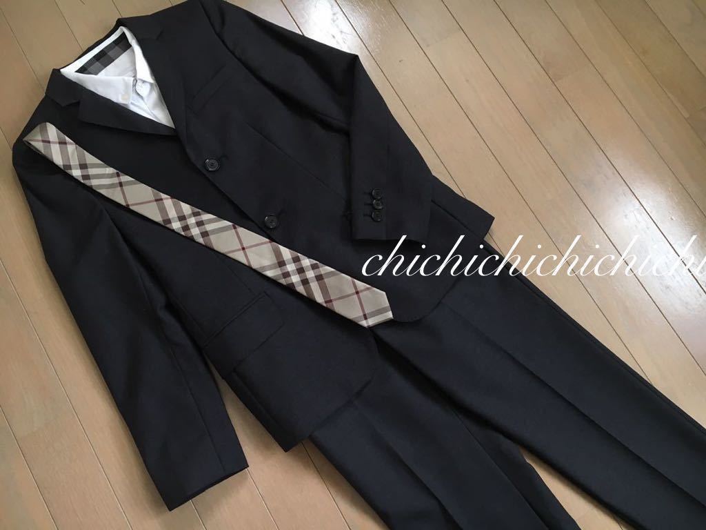 美品☆バーバリー☆高級おしゃれな♪フォーマルスーツ14Y164 12Y152 