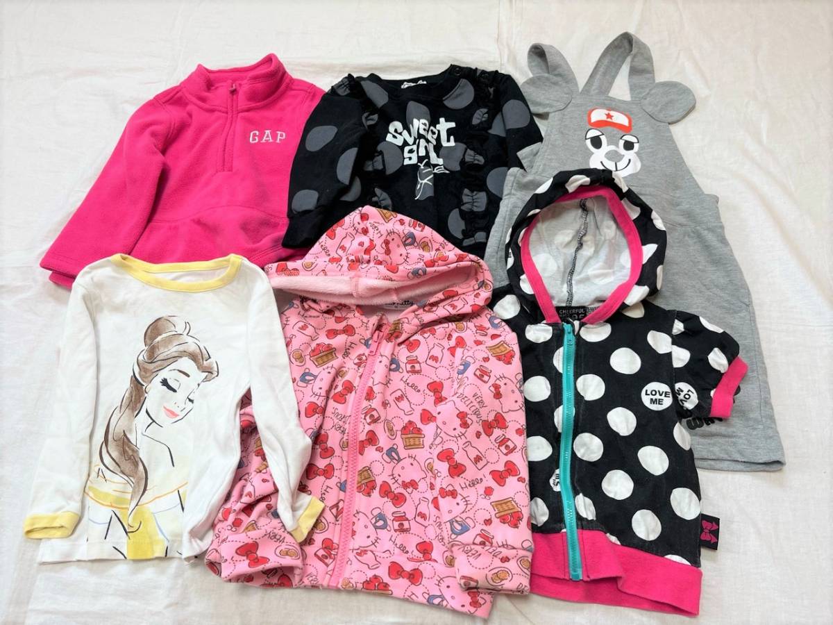 子供服福袋③☆大量＊80-95㎝＊女の子＊65点＊アイテム色々＊格安 