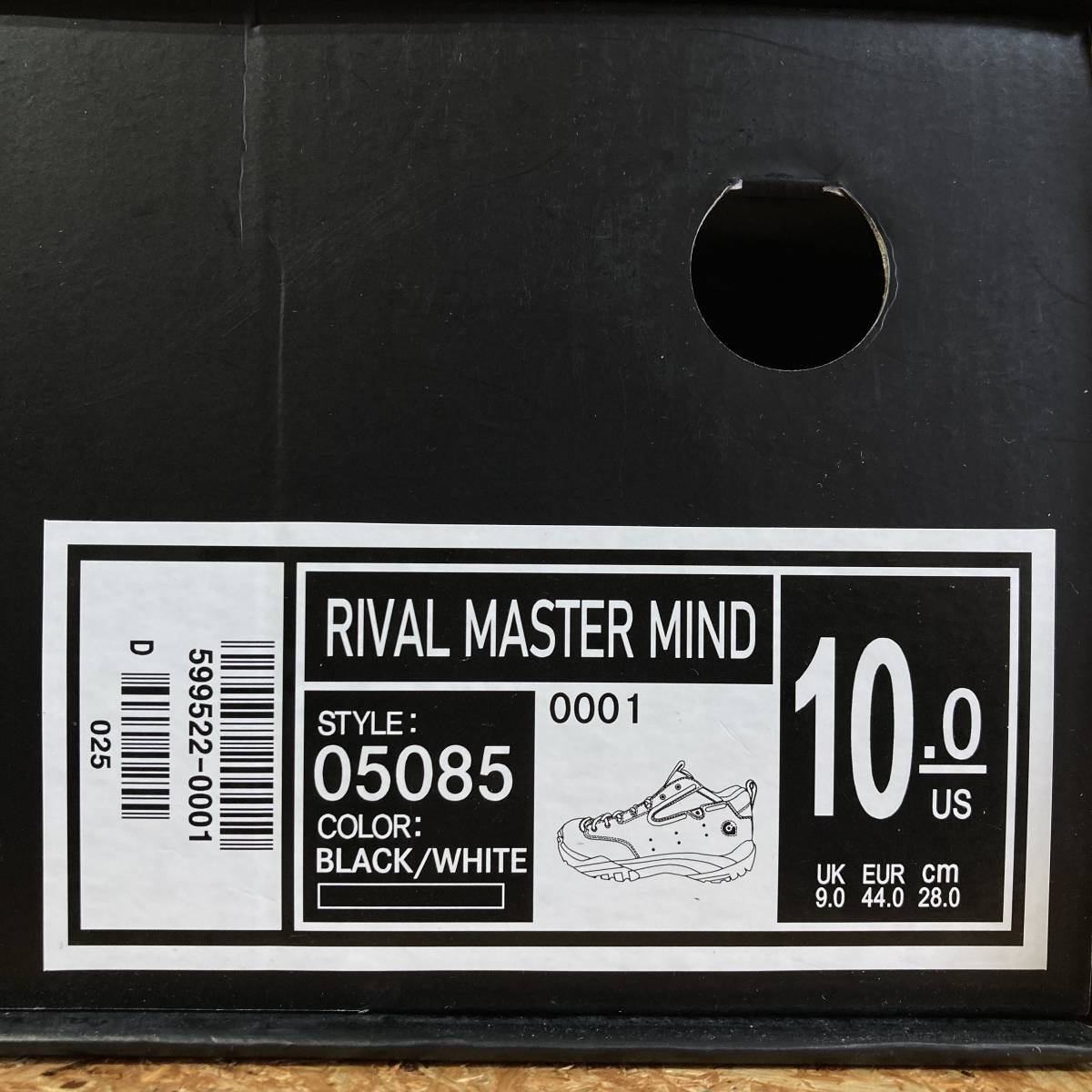 mastermind GRAVIS RIVAL US10 28cm コラボ 別注 限定 マスター 