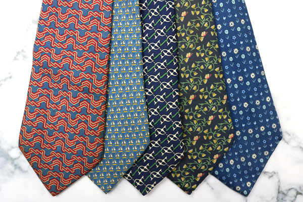 【限定セール，人気セール】 1円 エルメス HERMES 花 チェーン チェック柄 等 ブランド ネクタイ 5点 セット まとめ ts3313(ネクタイ)｜売買されたオークション情報、yahooの商品情報をアーカイブ公開 - オークファン 服飾小物