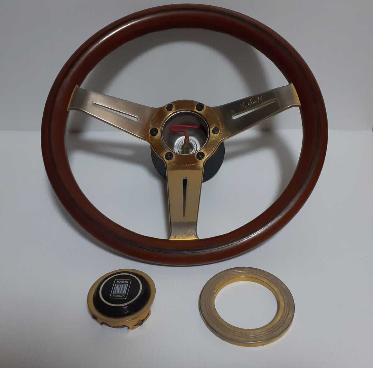ナルディ ステアリング クラシック NARDI 希少 ウッド ゴールド 希少 