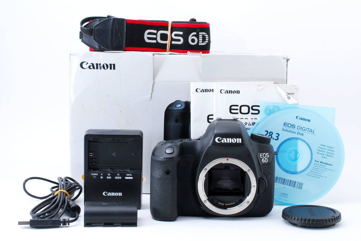 Canon デジタル一眼レフカメラ EOS 6D ボディ ジャンク品 元箱付 付属 
