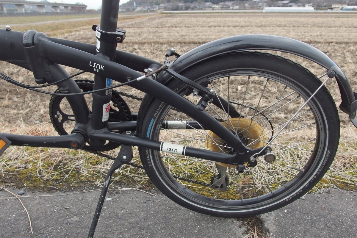 TERN LINK N8 20インチ 折りたたみ小径車 ミニベロ 泥除け付き 送料 