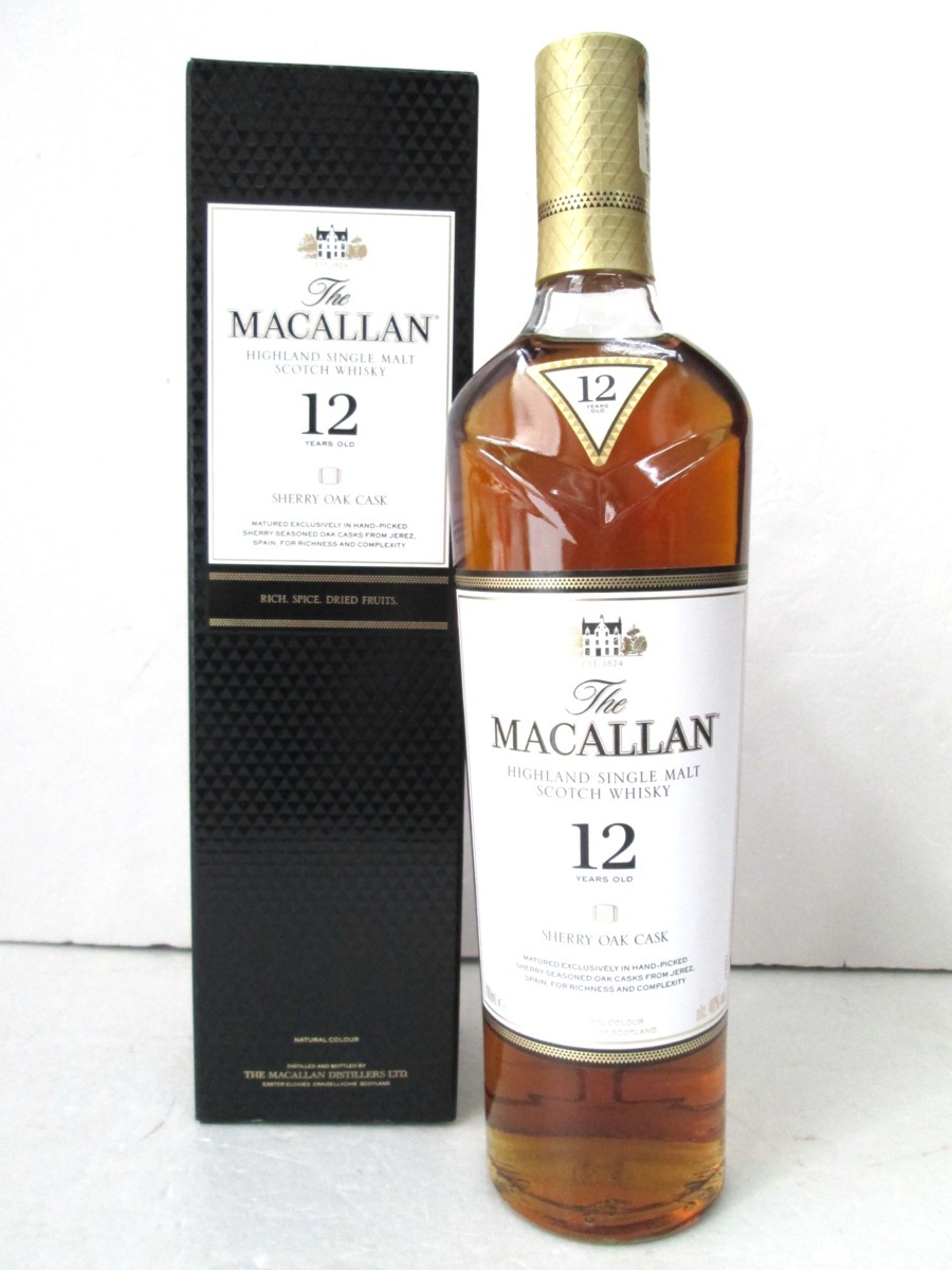 飲料 ◇注目# ザ・マッカラン 12年 シングルモルト シェリーオーク