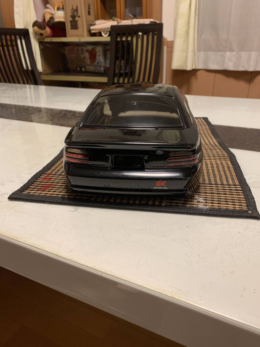 ムスタングラジコンボディ10分の1アルミホイール付_3