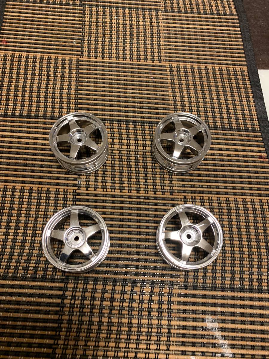 ムスタングラジコンボディ10分の1アルミホイール付_6