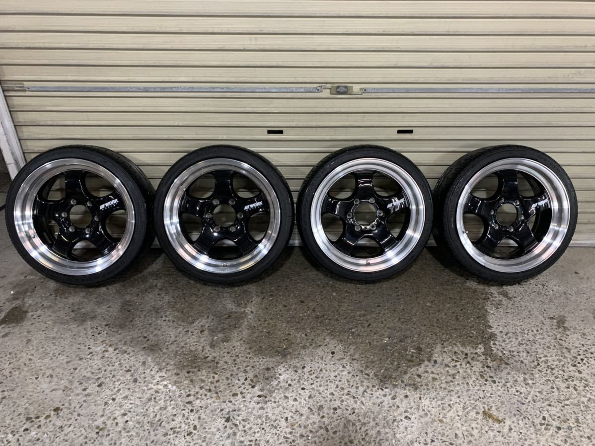 ハイエース WORK 18インチ ワーク エクストラップ 8J 139.7 6穴 深リム