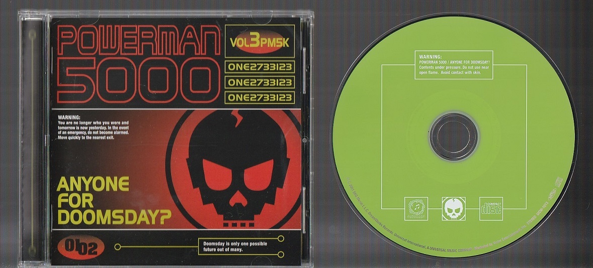 廃盤 POWERMAN 5000 パワーマン5000 ANYONE FOR DOOMSDAY? エニワン 