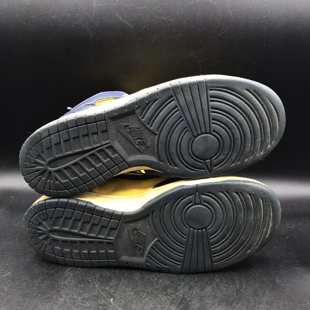 R88 希少 NIKE ナイキ DUNK HIGH ダンク ハイ VNTG QK ミシガン US9 