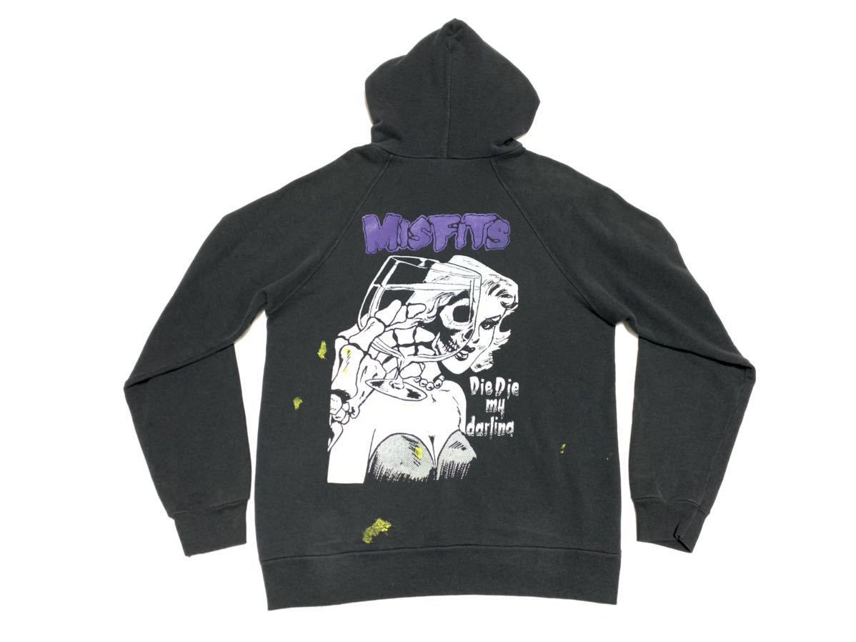 90's MISFITS スウェットパーカー ハードコア パンク / ビンテージ 90 90's MISFITS スウェットパーカー ハードコア パンク / ビンテージ 90