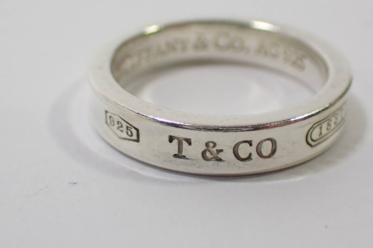 66860 TIFFANY＆Co 1837 ティファニー 指輪 リング 4mm ナローリング