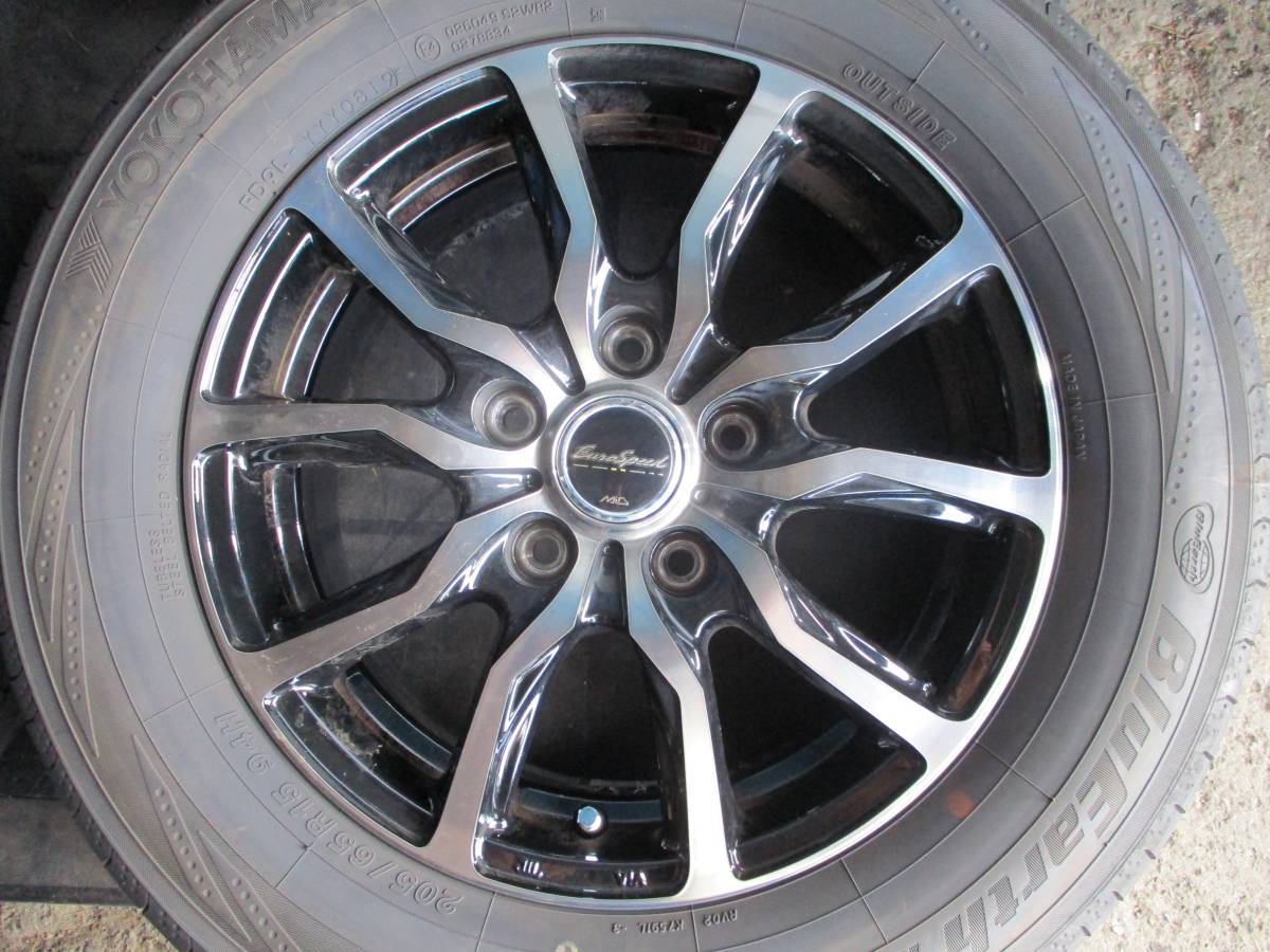 ☆8.5分山☆19年製☆ ヨコハマ BluEarth RV-02 205/65R15 社外
