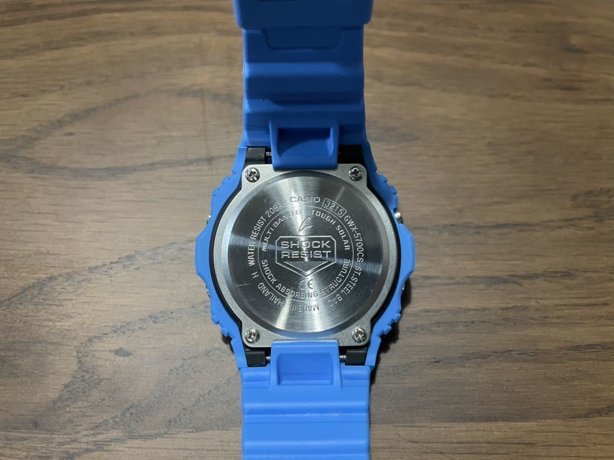 CASIO G-SHOCK G-LIDE GWX-5700CS-2JF 試着のみ タイドグラフ ムーン