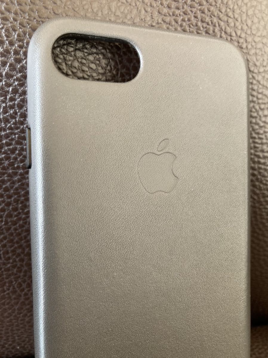 純正 Iphone 7 8 Seレザーケース ストームグレー B ショッピング