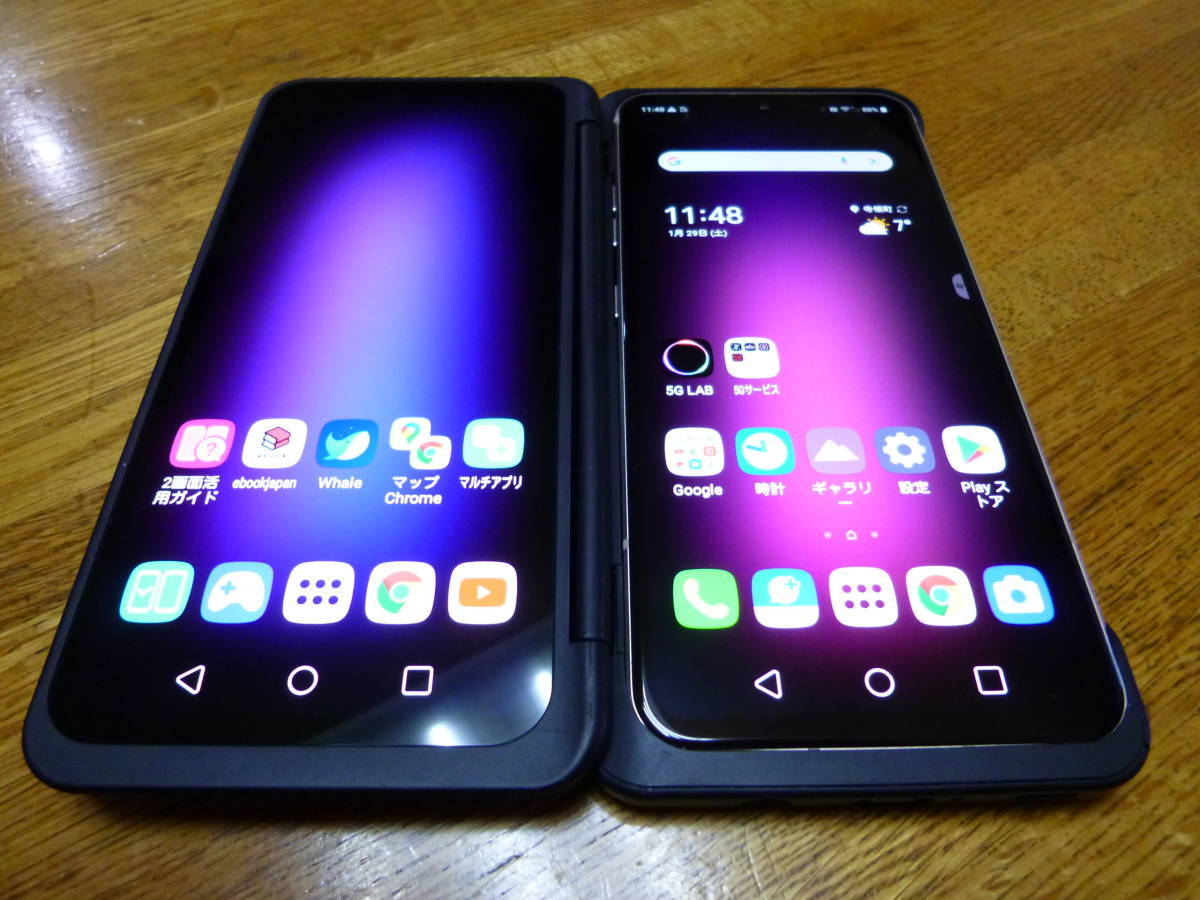 判定○・Simフリー・極上品】Softbank LG V60 ThinQ 5G デュアル 