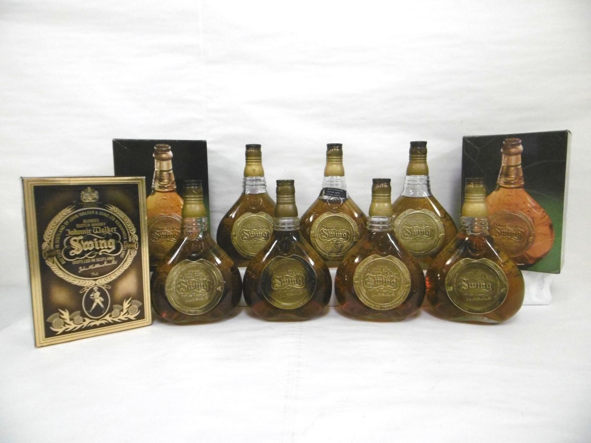 む*し様 Johnnie Walker 古酒 ウイスキー まとめて ウイスキー ジョニーウォーカー 未開栓＞洋酒（古酒）7本まとめて