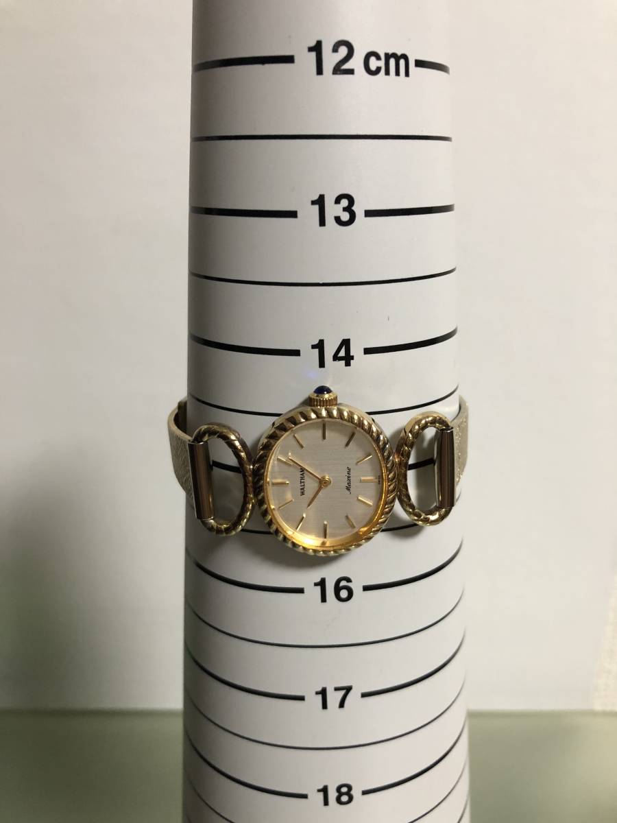 ☆稼動品☆WALTHAM ウォルサム☆腕時計☆レディース☆Mascine☆手巻き☆