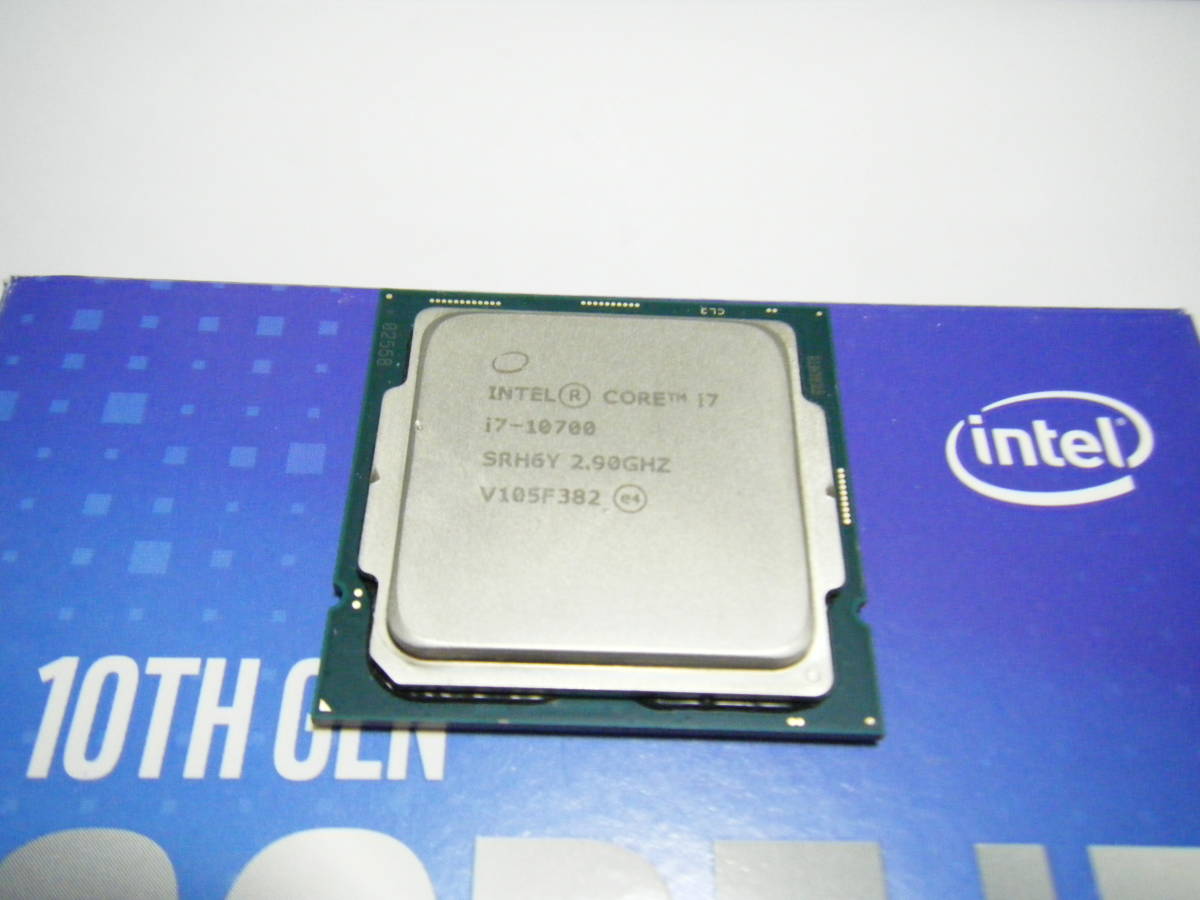 動作確認済】Intel Core i7-10700 CPU 2点セット CPU intel core i7