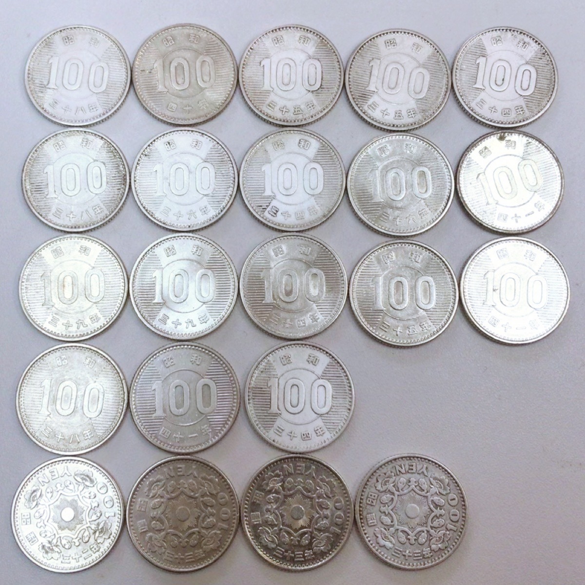 100円銀貨 ミスターコインズ | 稲穂 - 鳳凰100円銀貨 ◇鳳凰・稲・五輪 