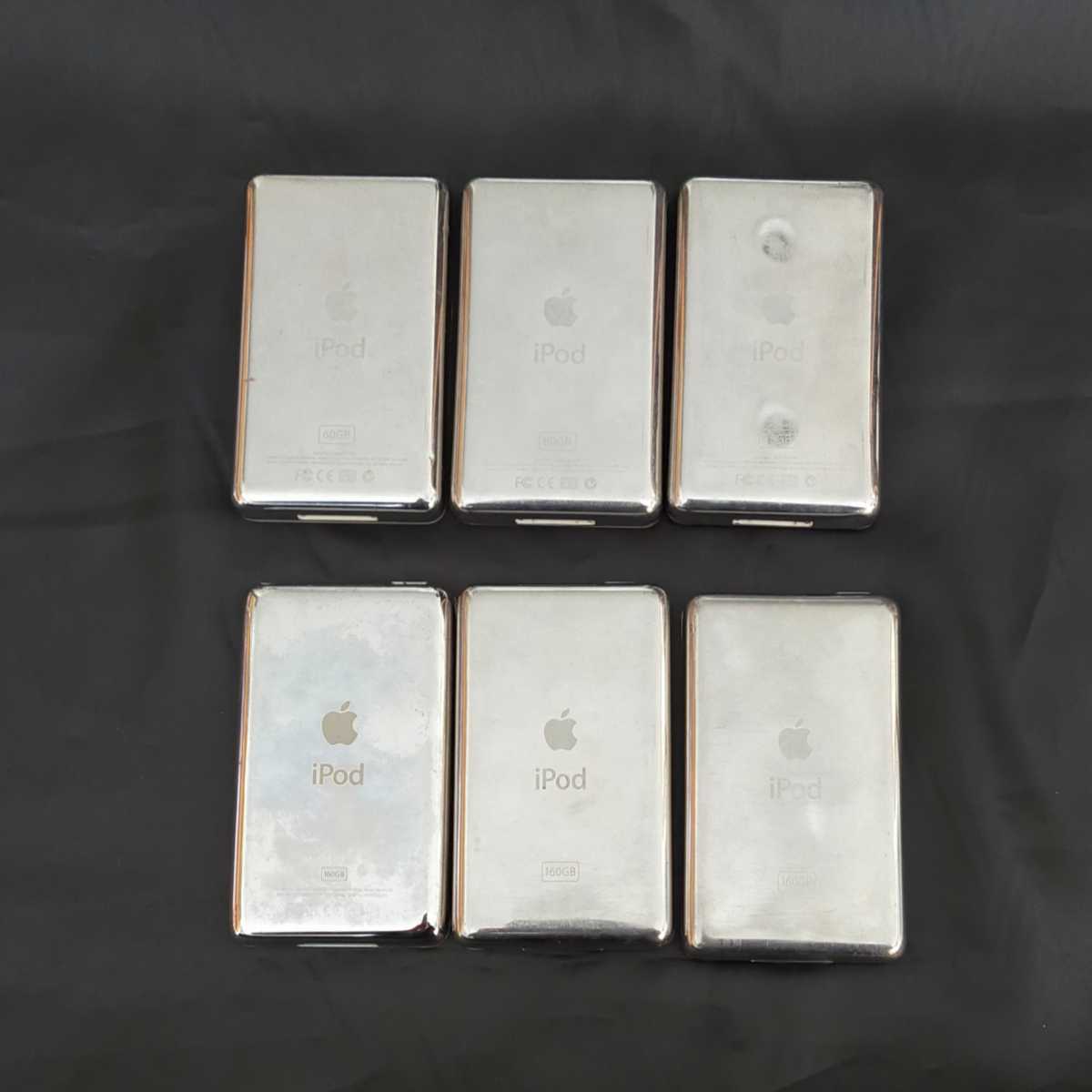 ジャンク】Apple iPod classic 第5世代 第6世代 まとめて6台セット 60GB