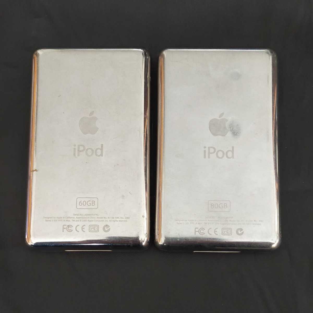 ジャンク】Apple iPod classic 第5世代 第6世代 まとめて6台セット 60GB