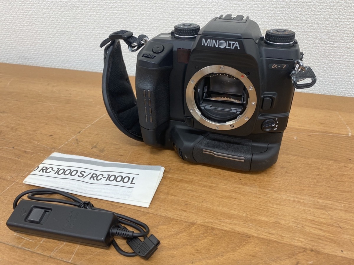 ジャンク MINOLTA ミノルタ フィルムカメラ α-7 【公式通販】
